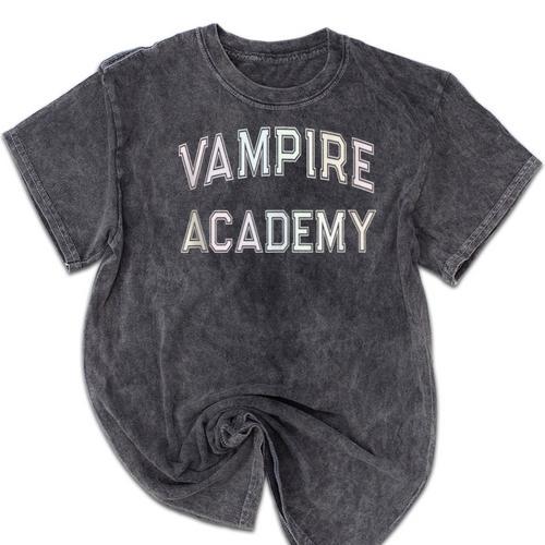 Silly VAMPIRE ACADEMY Alumni Introvert Senior Sarcastic Nerd Mineral Wash Tshirts - Raresse