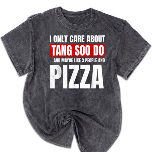 Tang Soo Do Sparring Martial Artist Karate Master Introvert Mineral Wash Tshirts - Raresse