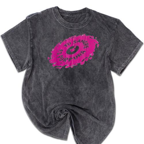 Tu Sangre Es Purpura Mexican Nostalgia Mineral Wash Tshirts - Figerry
