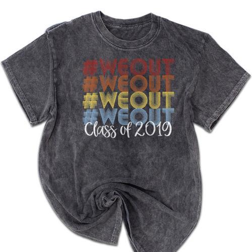 WeOut 2019 Graduation Mineral Wash Tshirts - Best Gift Smart