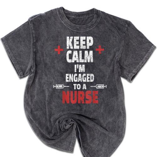 Xmas Nurse Graduation Keep Calm I'm Almost A Nurse Mineral Wash Tshirts - Best Gift Smart