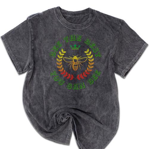 Bee The Best You Can Graduation Smart Kid Child Teen T-Shirt Mineral Wash Tshirts - Best Gift Smart