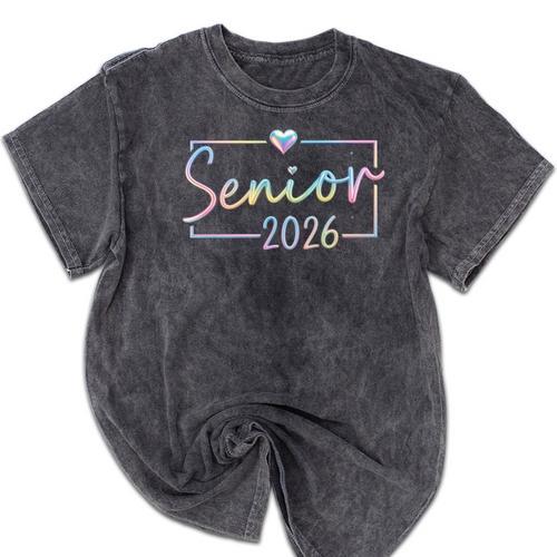 Class Of 2026 Senior-2026 Back To School Graduation-2026 Premium Tri-Blend Mineral Wash Tshirts - Best Gift Smart