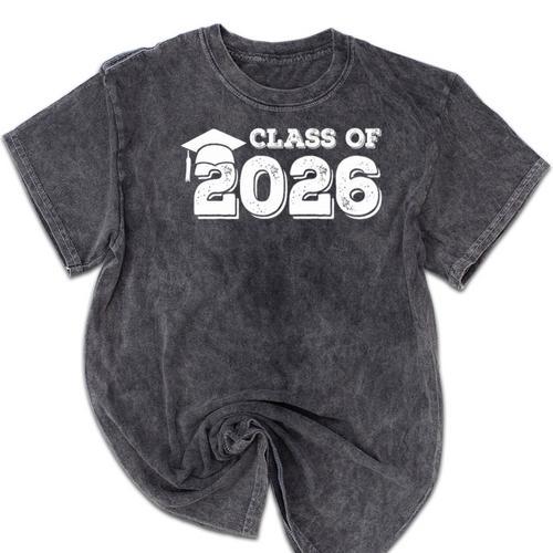Class Of 2026 Shirt Senior Graduation 2026 Premium Tri-Blend Mineral Wash Tshirts - Best Gift Smart