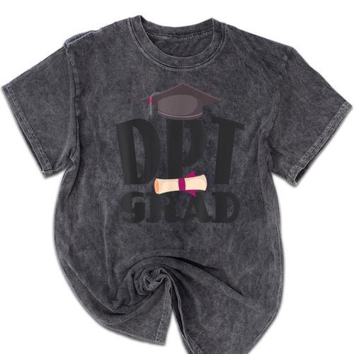Doctor Of Physical Therapy DPT Graduation Therapist Mineral Wash Tshirts - Best Gift Smart