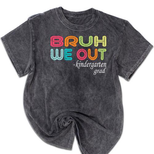 Goodbye Kindergarten Hello 1st Grade Kindergarten Graduation Premium Mineral Wash Tshirts - Best Gift Smart