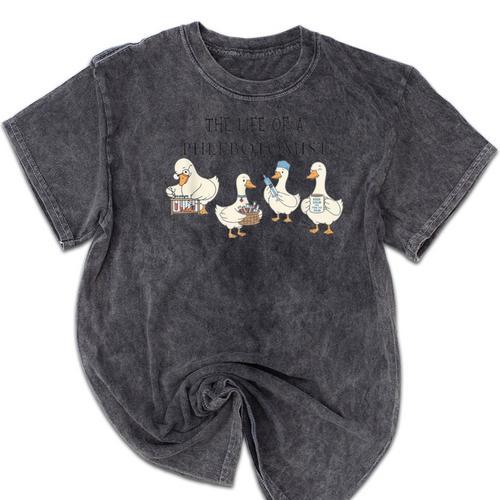 Goose Phlebotomy Technician Graduation Lab Week 2026 Mineral Wash Tshirts - Best Gift Smart