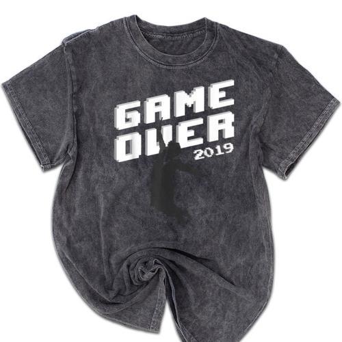 Graduation Shirt Senior Gamer T-Shirt 2019 Grad Gift Mineral Wash Tshirts - Best Gift Smart