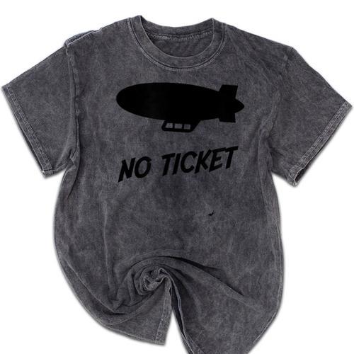 No Ticket Jones 80's Nostalgia Mineral Wash Tshirts - Figerry