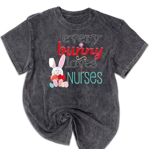 Nurse LPN RN CNA Easter Graduation Nursing 2021 Mineral Wash Tshirts - Best Gift Smart