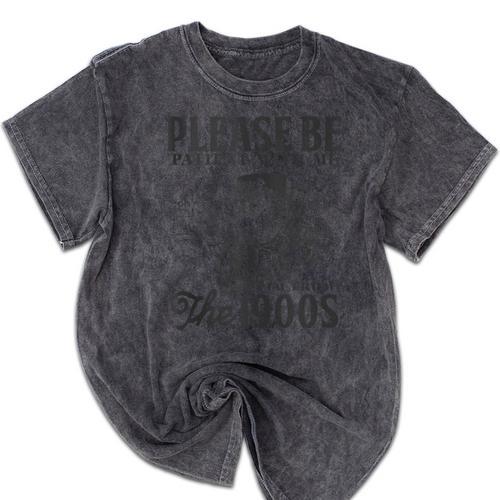 Please Be Patient I'm From The 1900s Horse Drawn Wagon Gifts Mineral Wash Tshirts - Figerry
