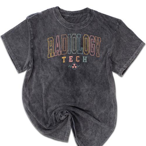 Radiology Technician Rad Tech Graduation Radiology Mineral Wash Tshirts - Best Gift Smart