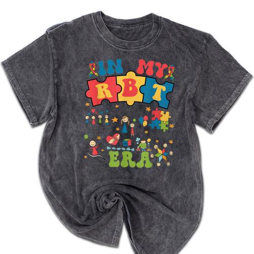 In My Rbt Era Registered Behavior Technician Aba Graduation Mineral Wash Tshirts - Best Gift Smart