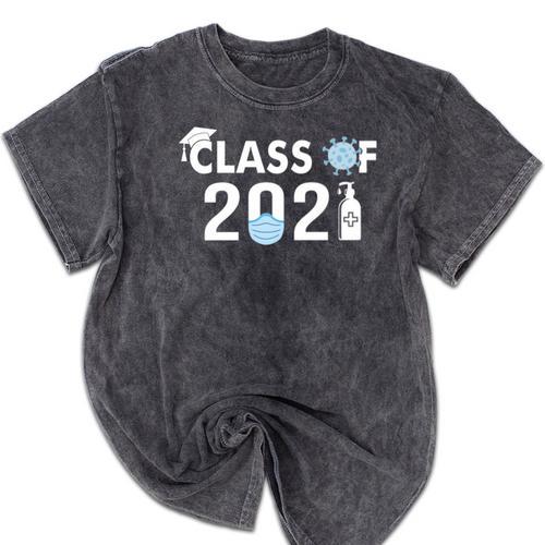 Senior Class Of 2021 Grad Shirt 2021 Graduation Mineral Wash Tshirts - Best Gift Smart
