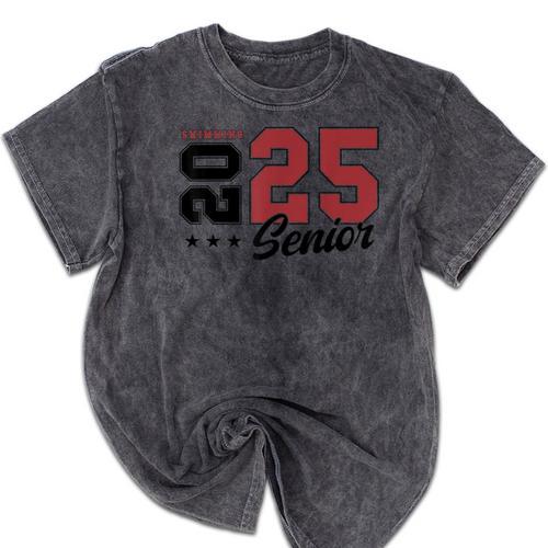 Swimming Senior Night Swimming Senior 2025 Graduation 59 Mineral Wash Tshirts - Best Gift Smart