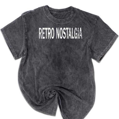 Vintage Retro Nostalgia Distressed Retro Vibes Mineral Wash Tshirts - Figerry