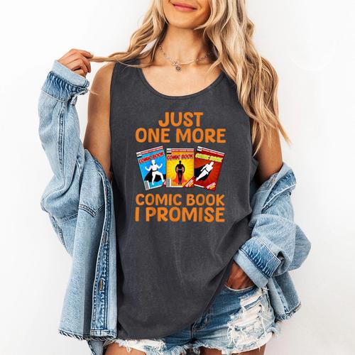 Comic Book For Men Women Comic Book Collectors Comfort Colors Tank Top - Bookorys