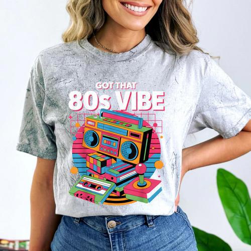 1980s 80s Reunion Nostalgia Memories Music School Grew Up Comfort Color Blast T-Shirt - Figerry