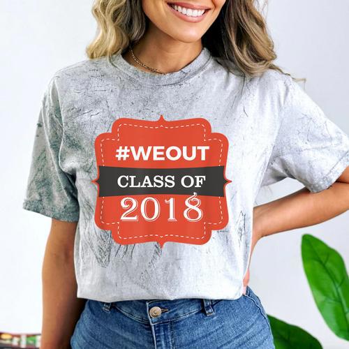 We Out 2018 Graduation Shirts Comfort Color Blast T-Shirt - Best Gift Smart