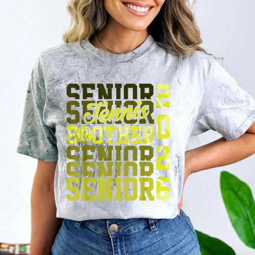 2026 Tennis Senior Brother Graduation Matching Family Comfort Color Blast T-Shirt - Best Gift Smart