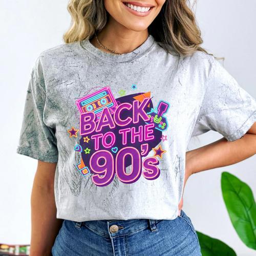 Back To The 90s Retro Nostalgia Comfort Color Blast T-Shirt - Figerry
