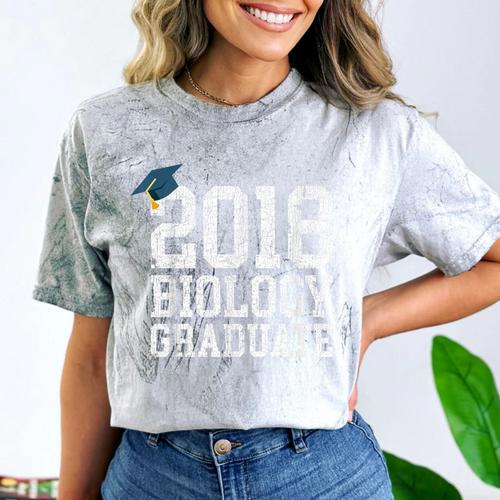 Biology Graduation Shirt 2018 Science Biology Graduate Comfort Color Blast T-Shirt - Best Gift Smart