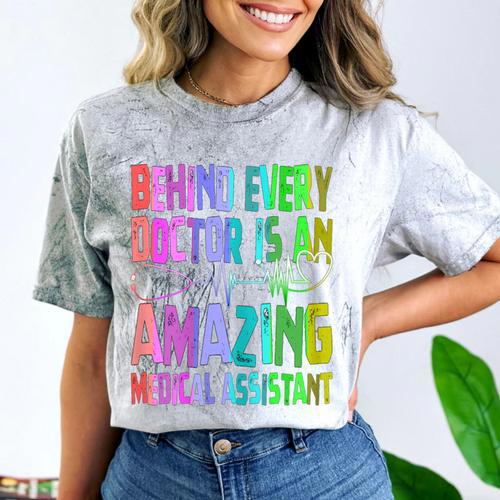 Certified Medical Assistant CMA Graduation Comfort Color Blast T-Shirt - Best Gift Smart