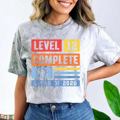Class Of 2019 Senior High School Graduation Level 12th Grade Comfort Color Blast T-Shirt - Best Gift Smart