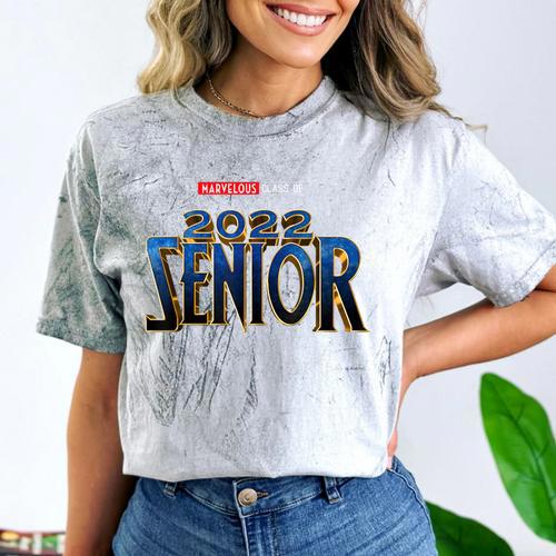 Class Of 2022 Senior Retro Movie Marvelous Graduation Grad Comfort Color Blast T-Shirt - Best Gift Smart