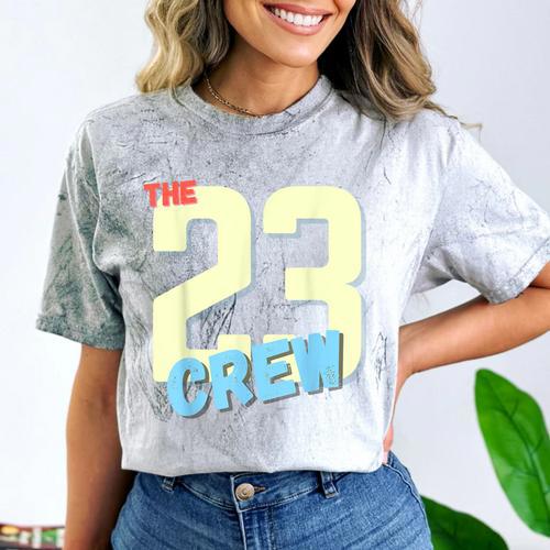 Class Of 2023 Seniors 23 Crew Senior Graduation Idea Comfort Color Blast T-Shirt - Best Gift Smart