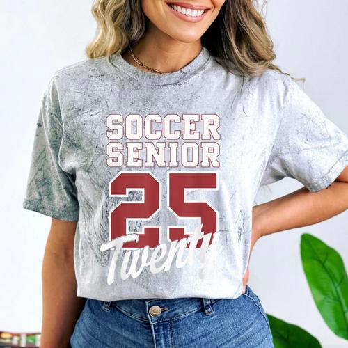 Class Of 2025 Senior 2025 Graduation 2025 Soccer Comfort Color Blast T-Shirt - Best Gift Smart