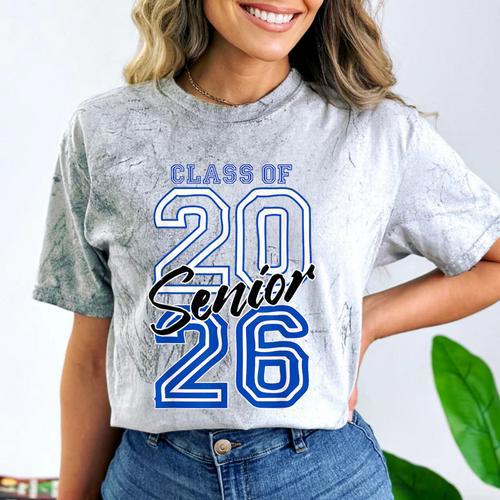 Class Of 2026 Senior Graduation High School And College Grad Comfort Color Blast T-Shirt - Best Gift Smart
