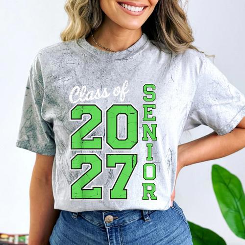Class Of 2027 Senior 27 High School Graduation Senior 2027 Comfort Color Blast T-Shirt - Best Gift Smart