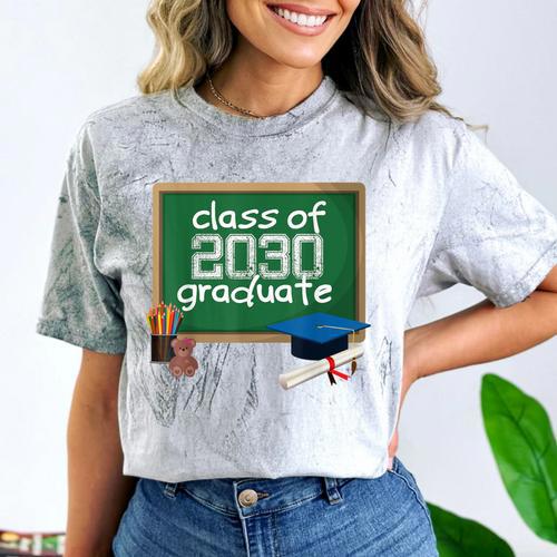 Class Of 2030 TShirt Kindergarten Graduation Tee 2018 Comfort Color Blast T-Shirt - Best Gift Smart