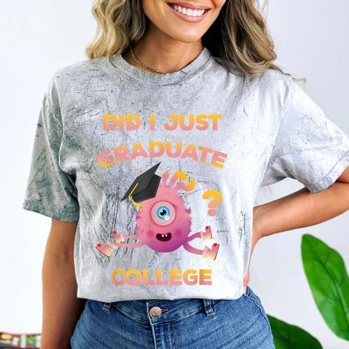 College Graduation 2018 Shirt Graduate For Her Comfort Color Blast T-Shirt - Best Gift Smart