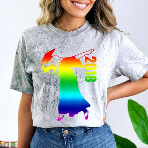 Dabbing Graduate 2018 Graduation Celebration Comfort Color Blast T-Shirt - Best Gift Smart