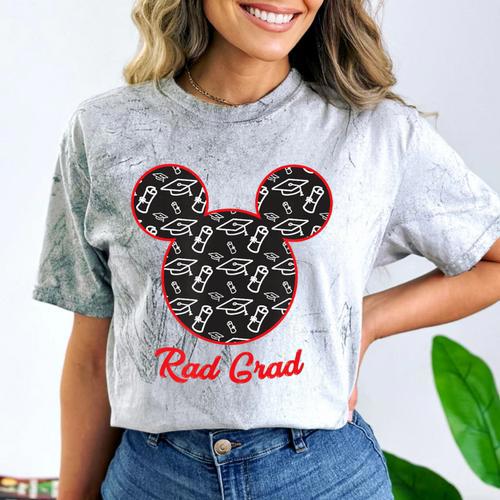 Disney Graduation Rad Grad Comfort Color Blast T-Shirt - Best Gift Smart