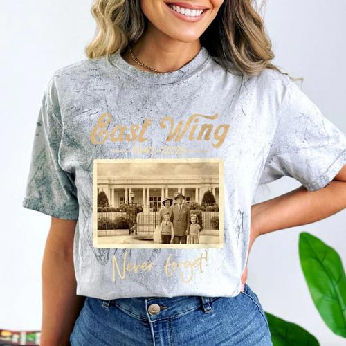 East Wing Never Forget American Vintage Nostalgia Comfort Color Blast T-Shirt - Figerry