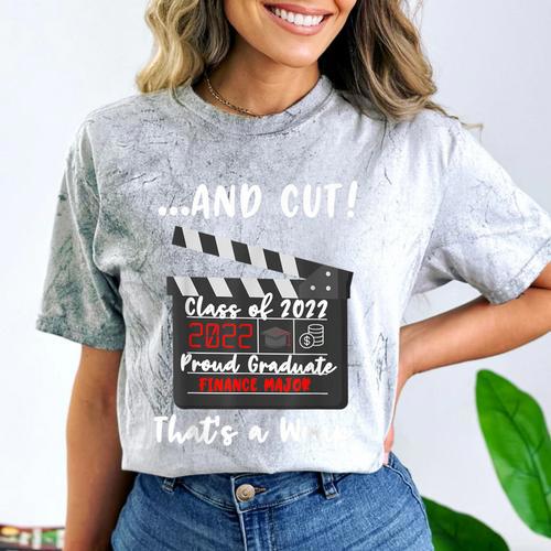 Finance Major Graduation Class Of 2022 Graduate Finance Comfort Color Blast T-Shirt - Best Gift Smart