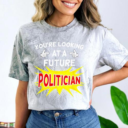 Future Politician Graduation For Kids And Graduates T-Shirt Comfort Color Blast T-Shirt - Best Gift Smart