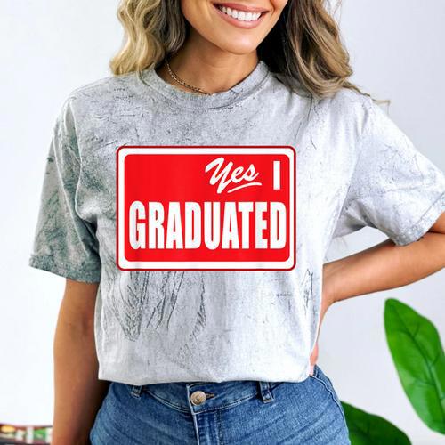 Graduate Class Of 2025 Senior Graduation End Of School Year Comfort Color Blast T-Shirt - Best Gift Smart