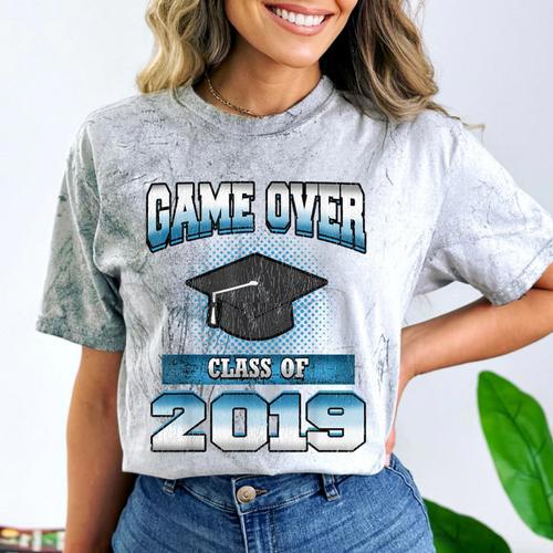Graduation Shirt Class Of 2019 High School College Comfort Color Blast T-Shirt - Best Gift Smart