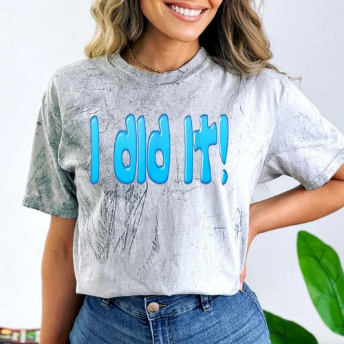 I Did It Graduation Shirt For Graduates And Proud Parents Comfort Color Blast T-Shirt - Best Gift Smart