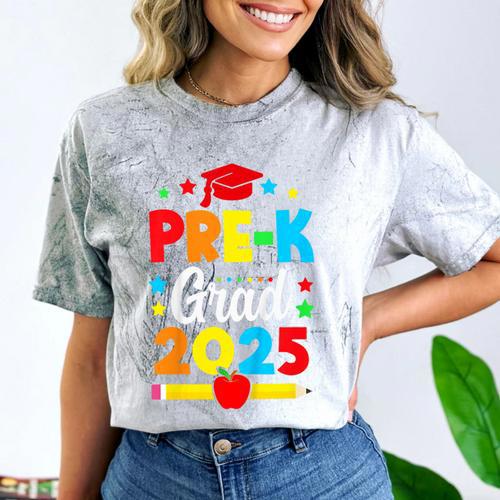 Kids Pre-K Grad 2025 Preschool Graduation 2025 Comfort Color Blast T-Shirt - Best Gift Smart
