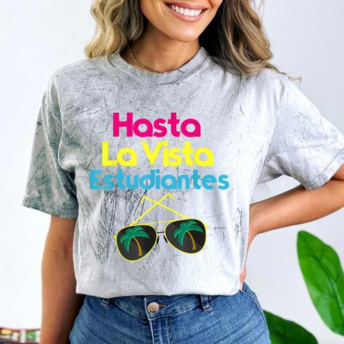 Last Day Of School Spanish Teacher Graduation T-Shirt Comfort Color Blast T-Shirt - Best Gift Smart