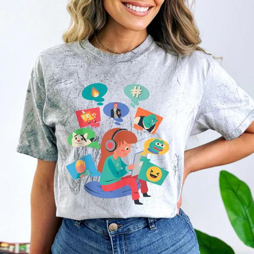Memes Speak Louder Introvert Anti People Meme Lovers Quiet Comfort Color Blast T-Shirt - Raresse