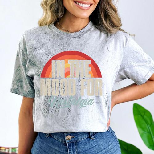In The Mood For Nostalgia Vintage 80s 90s Retro Comfort Color Blast T-Shirt - Figerry