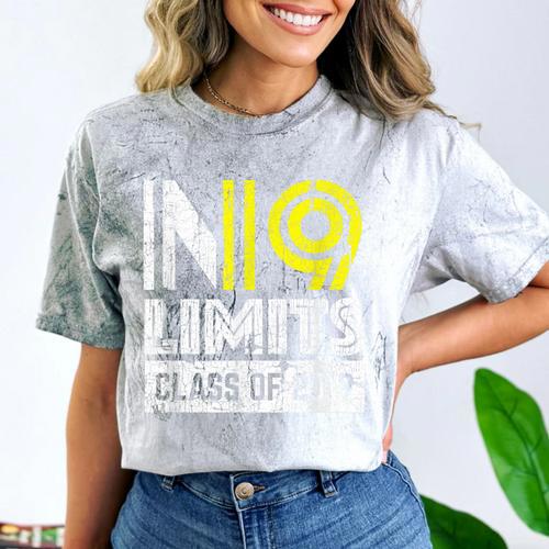 No Limits Cool Class Of 2019 Graduation Comfort Color Blast T-Shirt - Best Gift Smart