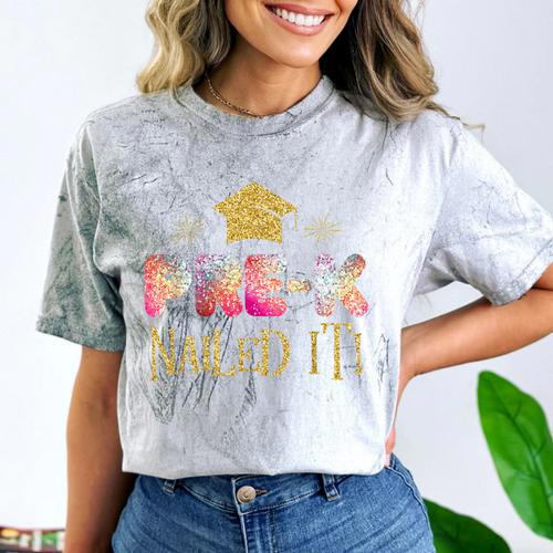 Pre K Graduation s Grad Shirt 2018 Comfort Color Blast T-Shirt - Best Gift Smart