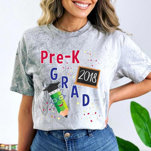 Pre Kindergarten Graduation 2018 Fun Graduate Shirt For Kids Comfort Color Blast T-Shirt - Best Gift Smart
